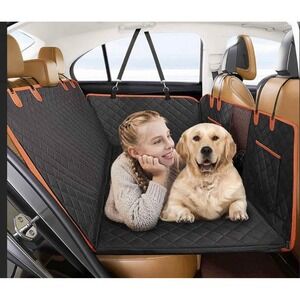 Dog Car Seat Cover, Heavy Duty Scratch Proof Non-Slip Side Flaps Access, 54"X58"